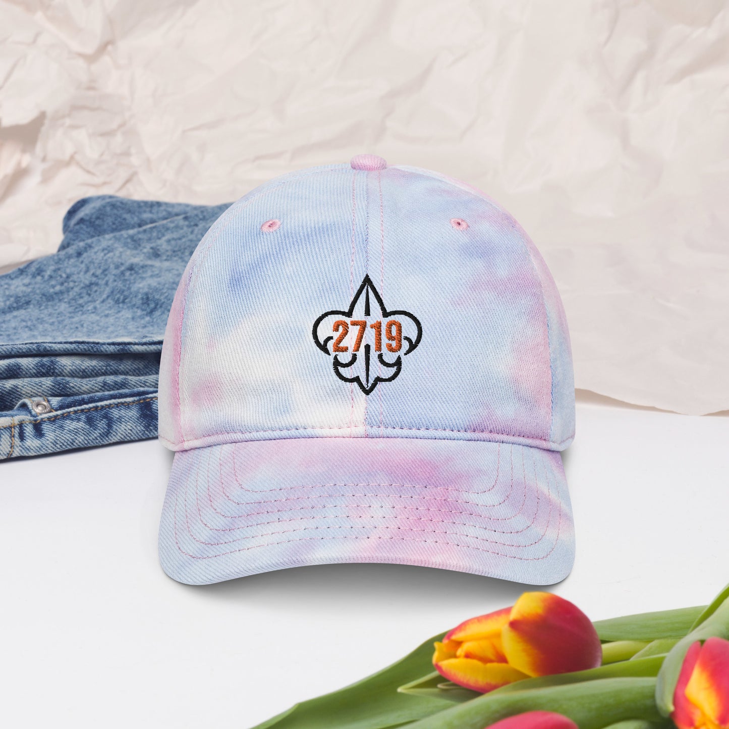 2719 tie dye hat