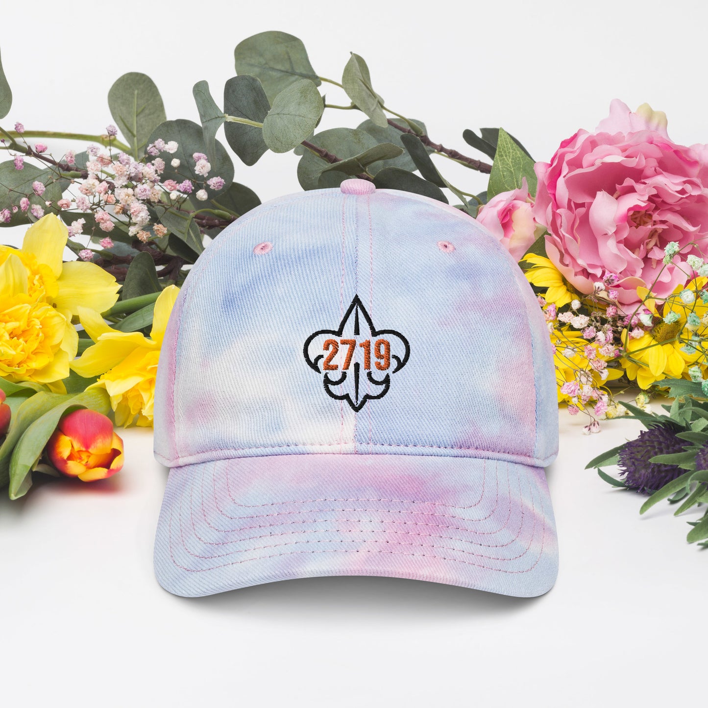 2719 tie dye hat